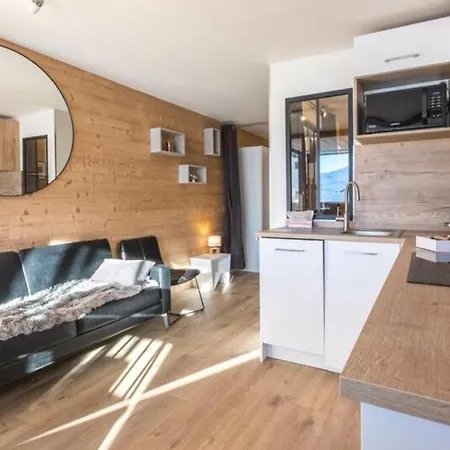 Appartement 41m2 Neuf - Vue Panoramique Magnifique Plein Sud - 6 Personnes Au Coeur De Serac - Au Pied Des Pistes Val Thorens