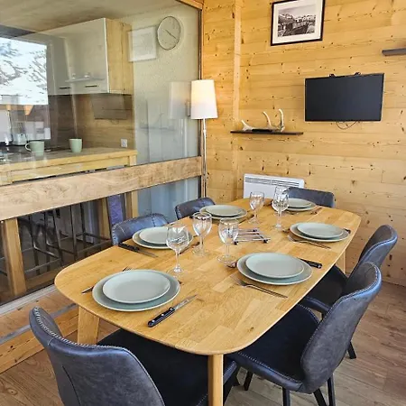 41m2 - Vue Panoramique Magnifique Plein Sud - 6 Personnes Au Coeur De Serac - Au Pied Des Pistes Val Thorens