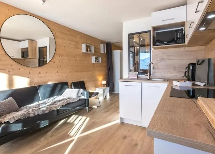 Apartment 41m2 Neuf - Vue Panoramique Magnifique Plein Sud - 6 Personnes Au Coeur De Serac - Au Pied Des Pistes Val Thorens